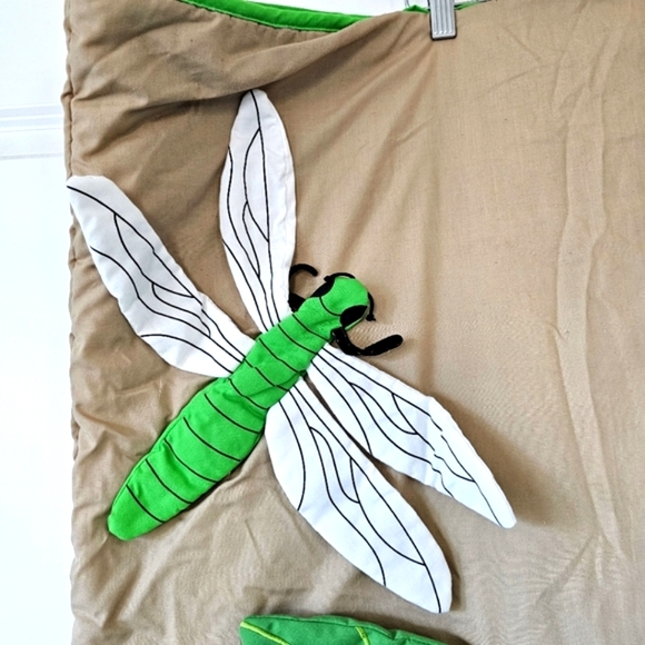 VTG Lillian Vernon Lightweight Indoor Sleeping Bag Children's Cute Bugs Bedding - Picture 8 of 16